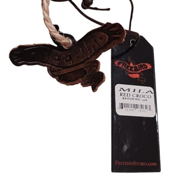 Freebird Mila Red Croco Tassel Satchel Bag RARE - Picture 12 of 15